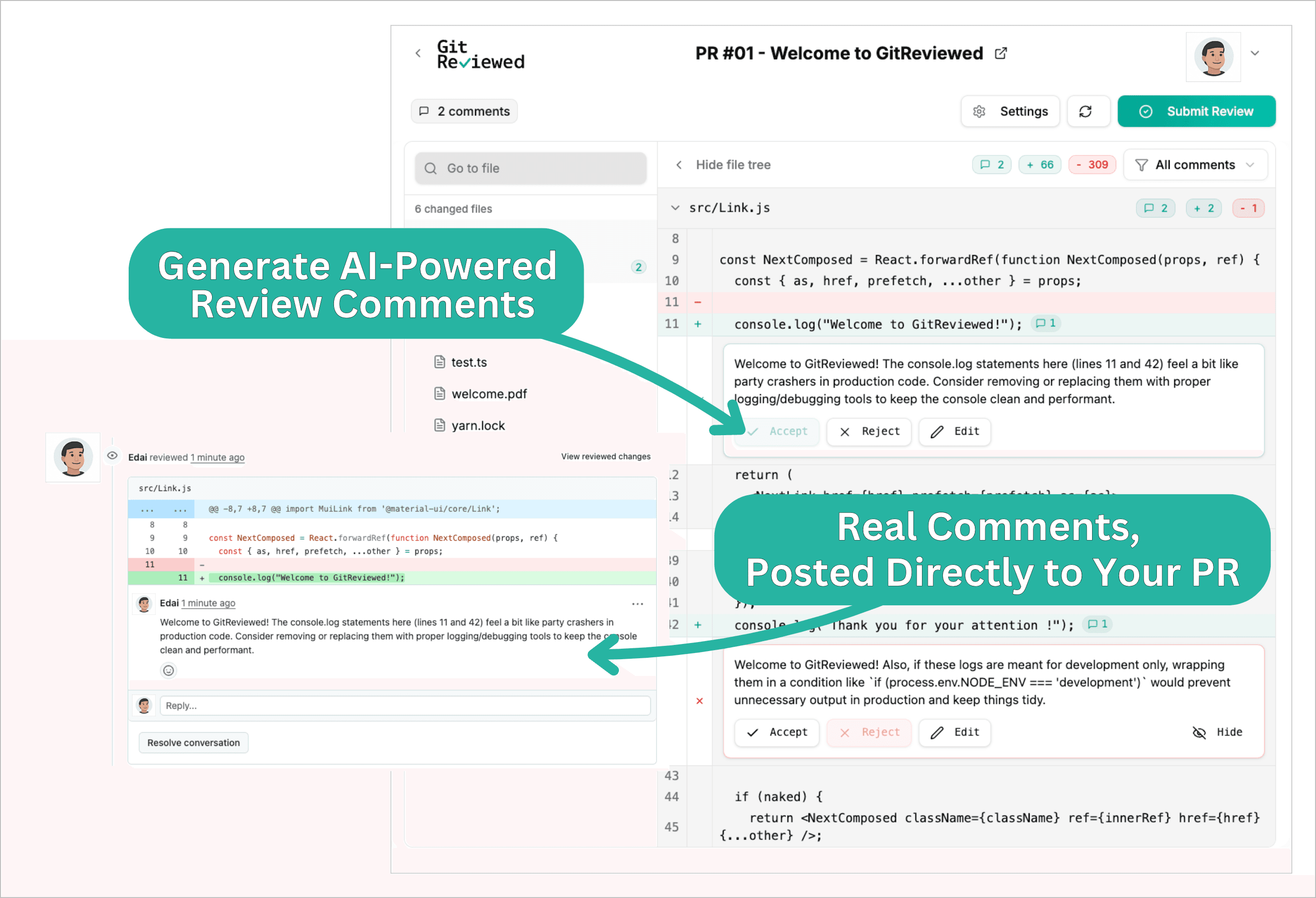 GitReviewed Demo